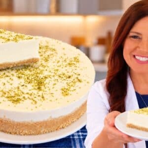 Torta de Limão SEM FARINHA, SEM AÇÚCAR e SEM FORNO! Fácil, Rápida, Cremosa e Saudável!