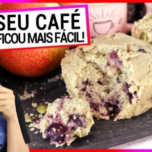 CAFÉ DA MANHÃ EM 2 MN COM VERSÃO DOCE E SALGADA! SAUDÁVEL E FÁCIL para o seu dia a dia