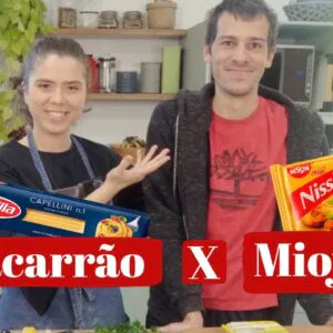 MACARRÃO SAUDÁVEL MAIS RÁPIDO QUE MIOJO? | Miojo Wars | MARINA MORAIS