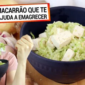 ESTA MACARRONADA DE PEPINO TE AJUDA A EMAGRECER E É SUPER REFRESCANTE! Te ensino como faz!