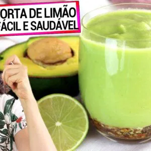 TORTA DE LIMÃO SIMPLES COM ABACATE, QUE TE AJUDA A EMAGRECER (sem açúcar, vegana, sem glúten)
