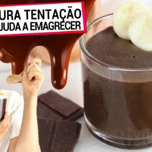 OLHA ESTA SOBREMESA PERFEITA DE BANANA E CHOCOLATE! Te ajuda a emagrecer, só 3  ingredientes!