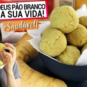 MISTURE MANDIOQUINHA COM AVEIA PARA VER como é incrível! PÃO INTEGRAL SIMPLES, PODE CONGELAR