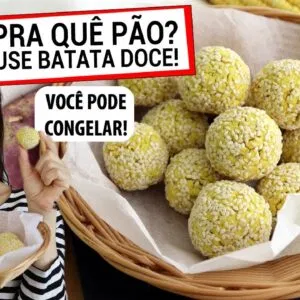 PÃO PRA QUÊ SE EU TENHO BATATA DOCE E FUBÁ? MISTURE OS DOIS! INTEGRAL, SEM TRIGO, VEGANO!