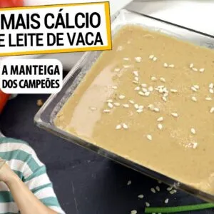 ESTA MANTEIGA VEGANA TEM 4X MAIS CÁLCIO QUE LEITE DE VACA! SEM COLESTEROL, É FÁCIL DE FAZER!