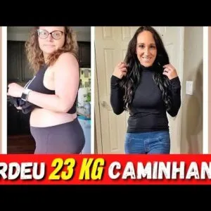 Ela PERDEU 23 KG CAMINHANDO (e você pode também!) - Veja como foi