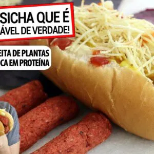 FAÇA SALSICHA SAUDÁVEL COM GRÃO DE BICO E NUNCA MAIS COMPRE A DO SUPERMERCADO!