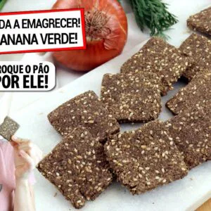 CONHEÇA O biscoito de farinha de banana verde! LOW CARB,  MAIS SAUDÁVEL, TE AJUDA A EMAGRECER