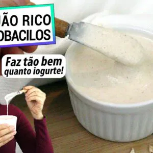 ESTE REQUEIJÃO PROBIÓTICO É IGUAL IOGURTE! RICO EM LACTOBACILOS, FEITO DE AVEIA O MAIS SAUDÁVEL!