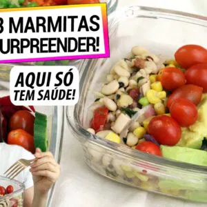 3 MARMITAS VEGANAS MAIS SAUDÁVEIS! ANTI-INFLAMATÓRIAS, PRÁTICAS, NÃO PRECISA ESQUENTAR!