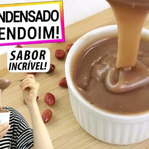 NUNCA MAIS COMPRE LEITE CONDENSADO, USE AMENDOIM! TRUQUE INCRÍVEL!