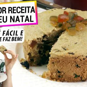 DESCOBRI ESTA RECEITA INCRÍVEL PARA SEU NATAL! MELHOR QUE PANETONE, É 100% SAUDÁVEL!