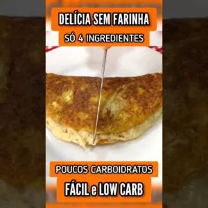 Só 4 INGREDIENTES! Delícia SEM FARINHA e BAIXA EM CARBOIDRATOS - Fácil, Rápido e Barato (Low Carb)
