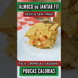 JANTAR DELICIOSO, FÁCIL e POUCAS CALORIAS! É só misturar e pôr no forno! (Sem Trigo)