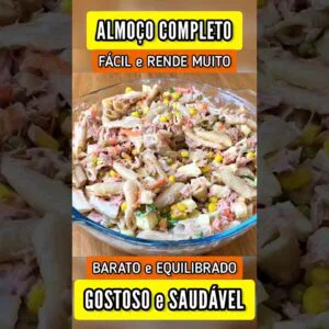 Almoço DELICIOSO e SAUDÁVEL com MENOS CALORIAS DO QUE IMAGINA! - Fácil, Rápido e Barato