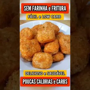 SEM FARINHA e SEM FRITURA! Delícia com Poucas Calorias e Carboidratos - Fácil, Rápida e Low Carb