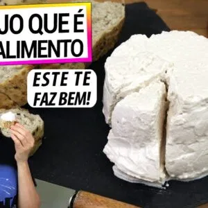ESTE QUEIJO MINAS VEGANO É UM SUPER ALIMENTO! ANTI-INFLAMATÓRIO, TE FAZ BEM, AO CONTRÁRIO DO OUTRO!