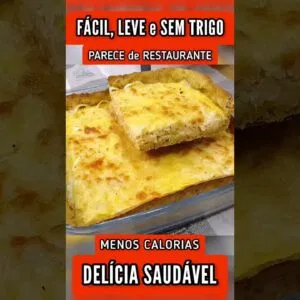 Jantar FÁCIL, LEVE e SEM TRIGO! Parece de restaurante! Delicioso e Saudável - Vai amar!