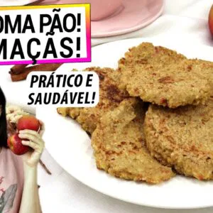 SE VOCÊ TEM DUAS MAÇÃS, NÃO COMA MAIS PÃO! ESTE É O CAFÉ DA MANHÃ MAIS SAUDÁVEL E PRÁTICO DA VIDA!