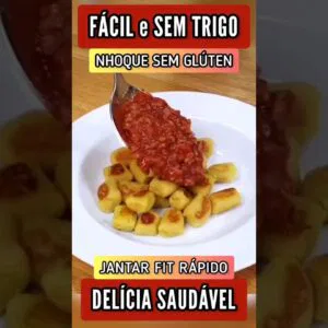 O MELHOR NHOQUE SEM FARINHA DE TRIGO e o MAIS FÁCIL - Rápido e Saudável