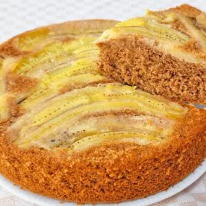 Bolo de Banana FÁCIL, FOFINHO e SAUDÁVEL - SEM TRIGO E AÇÚCAR - Rápido e Delicioso!