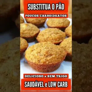 SUBSTITUA O PÃO! Delícia com POUCOS CARBOIDRATOS, SEM TRIGO e SAUDÁVEL - Fácil e Rápido