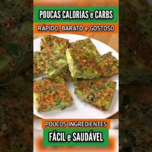 SUBSTITUA O JANTAR! Fácil, Gostoso e Saudável com Poucas Calorias e Carboidratos (Sem Trigo e Leite)