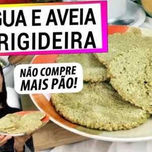 É SÓ MISTURAR ÁGUA E AVEIA NA FRIGIDEIRA! NÃO COMPRE MAIS PÃO! É TÃO FÁCIL QUE FAÇO TODO DIA!