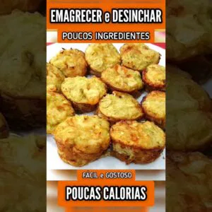DELÍCIA que EMAGRECE e DESINCHA! Fácil, Rápida e Poucos Ingredientes (Sem Trigo)