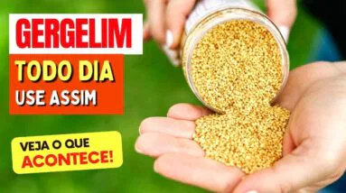 GERGELIM TODO DIA - Veja o que ACONTECE com você! (USE ASSIM!)