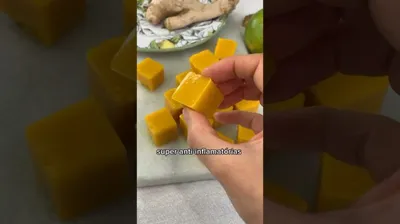 SUPER ANTI-INFLAMATÓRIAS, BALINHAS DE AÇAFRÃO COM GENGIBRE sem açúcar!