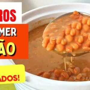 8 ERROS ao COMER FEIJÃO - NÃO FAÇA MAIS ISSO!