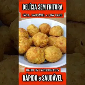 Delícia SEM FRITURA e BAIXA EM CARBOIDRATOS! Fácil, Rápida, Saudável e Low Carb