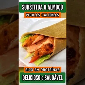 SUBSTITUA O ALMOÇO! Delícia SEM TRIGO, POUCAS CALORIAS e SAUDÁVEL - Fácil e Rico em Proteínas