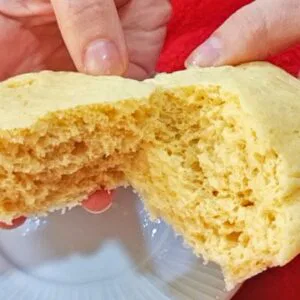 Só 2 MIN, 4 INGREDIENTES e RICO EM PROTEÍNAS! Pãozinho FOFINHO, SEM TRIGO, Fácil, Rápido e Saudável