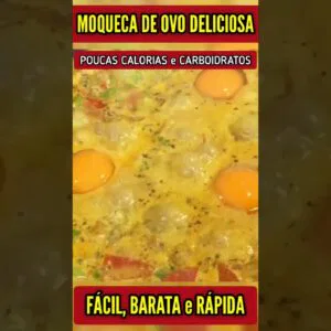 MOQUECA de OVO FÁCIL e SUDÁVEL! Poucas Calorias e Carboidratos, GOSTOSA, BARATA e RÁPIDA