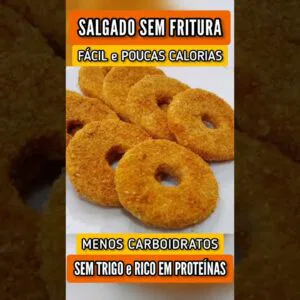 Salgado SEM FRITURA! Poucas Calorias, Sem Trigo, Rico em Proteínas e Menos Carboidratos - Vai amar!