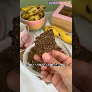 Amasse a banana e misture assim! Receita perfeita pro café da manhã e lanche da tarde!