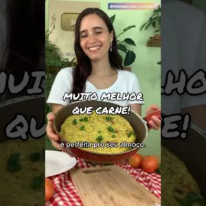 Melhor que carne! Receita perfeita para o almoço! Fácil e rica em proteína!