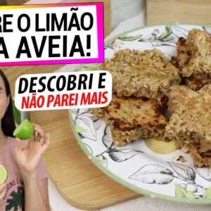 LIMÃO E AVEIA, MISTURE OS DOIS E TÁ PRONTO! LANCHE SAUDÁVEL FÁCIL E PERFEITO PARA QUALQUER HORA!