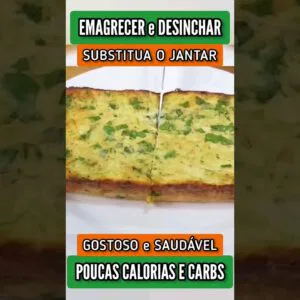 Jantar para EMAGRECER e DESINCHAR - Delícia com Poucas Calorias e Carboidratos, Fácil e Saudável