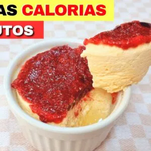 DELÍCIA SEM AÇÚCAR de 4 INGREDIENTES! Rica em PROTEÍNAS, Fácil, Rápido e Saudável (Poucas Calorias)