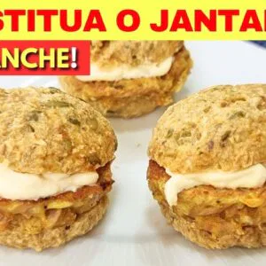 SUBSTITUA O JANTAR! Delícia FÁCIL, ANTI-INFLAMATÓRIA e RICA EM PROTEÍNAS - Rápido e Saudável
