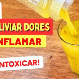 Só 1 de MANHÃ para ALIVIAR DORES, DESINFLAMAR E DESINTOXICAR - Suco Fácil, Gostoso e Poucas Calorias