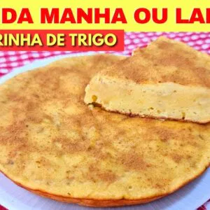 Delícia SEM TRIGO E AÇÚCAR de Frigideira! É Barato, Fácil e Rápido - Café da Manhã ou Lanche