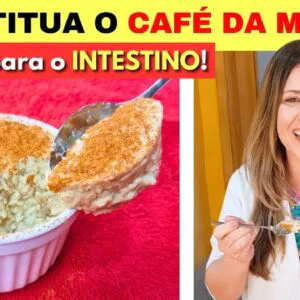 CAFÉ DA MANHÃ DELICIOSO Amigo do INTESTINO! Rico em FIBRAS E PROTEÍNAS, Fácil, Rápido e Barato