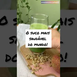 O suco mais saudável do mundo! Anti-inflamatório e medicinal, vai mudar sua vida! Descubra!
