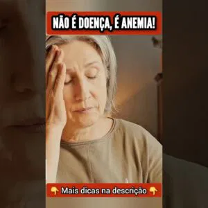 É SINTOMA DE ANEMIA, Não é Doença! Você está sentindo isso?