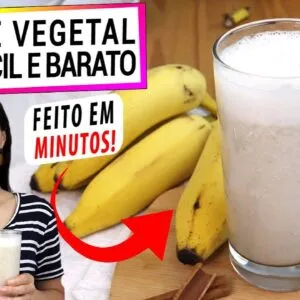ESTE É O LEITE VEGETAL MAIS BARATO E FÁCIL PARA SUA SAÚDE! VEJA COMO É PRÁTICO PARA O DIA A DIA!