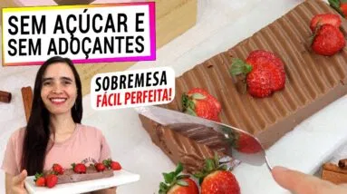 ADEUS AÇÚCAR COM ESTA SOBREMESA REFRESCANTE DE VERÃO! FÁCIL, VEGANA E S/ GLÚTEN! SÓ FRUTA PRA ADOÇAR